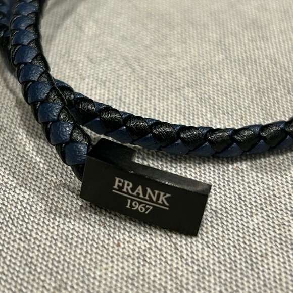 New in Box - Frank 1967 - Double Wrap Men's  Leather Bracelet - Picture 4 of 8
